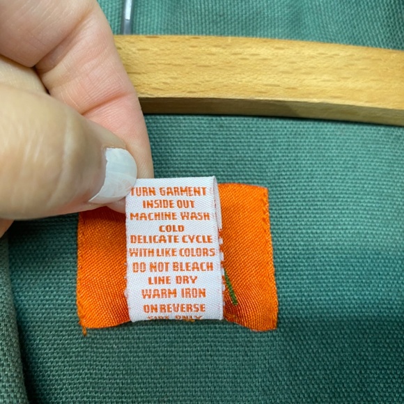 Hearts Of Palm Size 16 Embroidered Jacket Green Floral Button Close Floral Lined - Picture 6 of 9